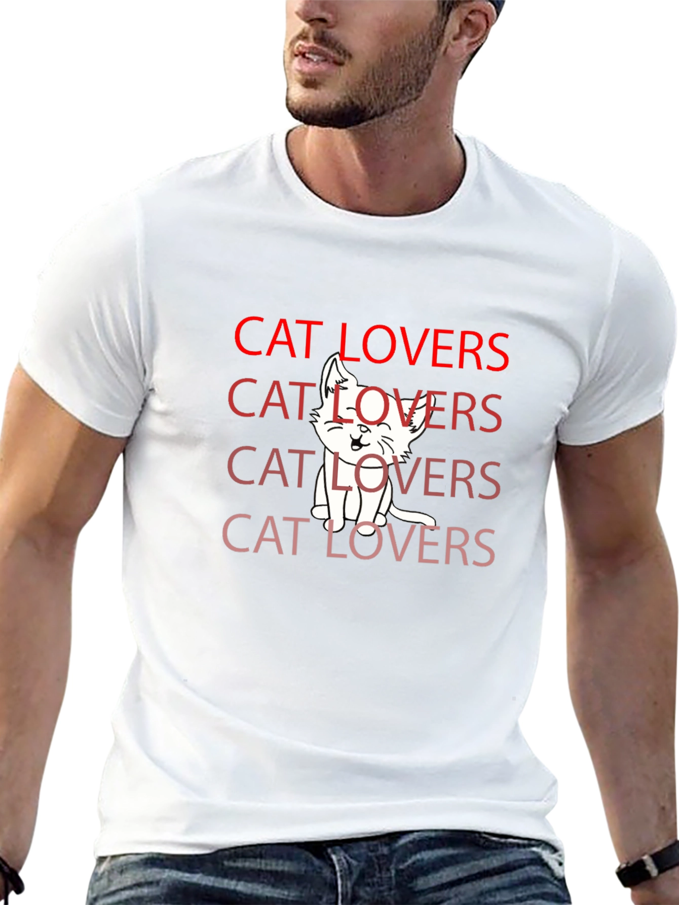 Cat Lovers T-Shirt - Cute Kitten Graphic Tee