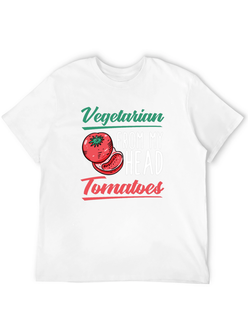 Vegetarian Tomato T-Shirt - Funny Plant-Based Tee