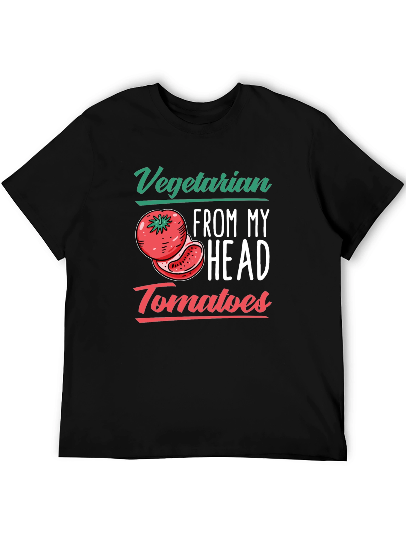 Vegetarian Tomato T-Shirt - Funny Plant-Based Tee