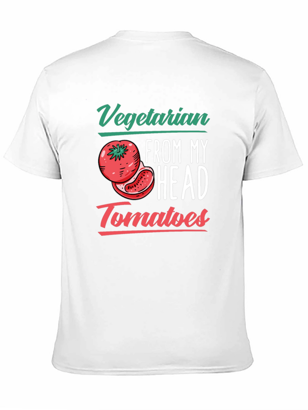 Vegetarian Tomato T-Shirt - Funny Plant-Based Tee
