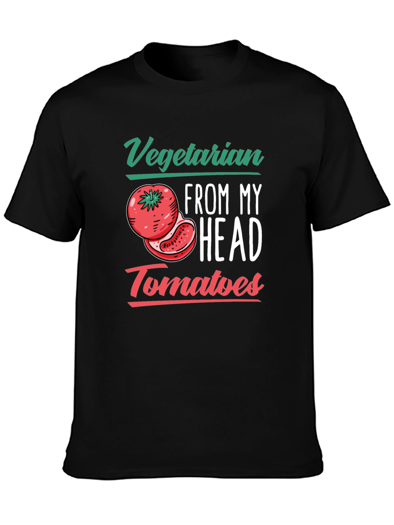 Vegetarian Tomato T-Shirt - Funny Plant-Based Tee