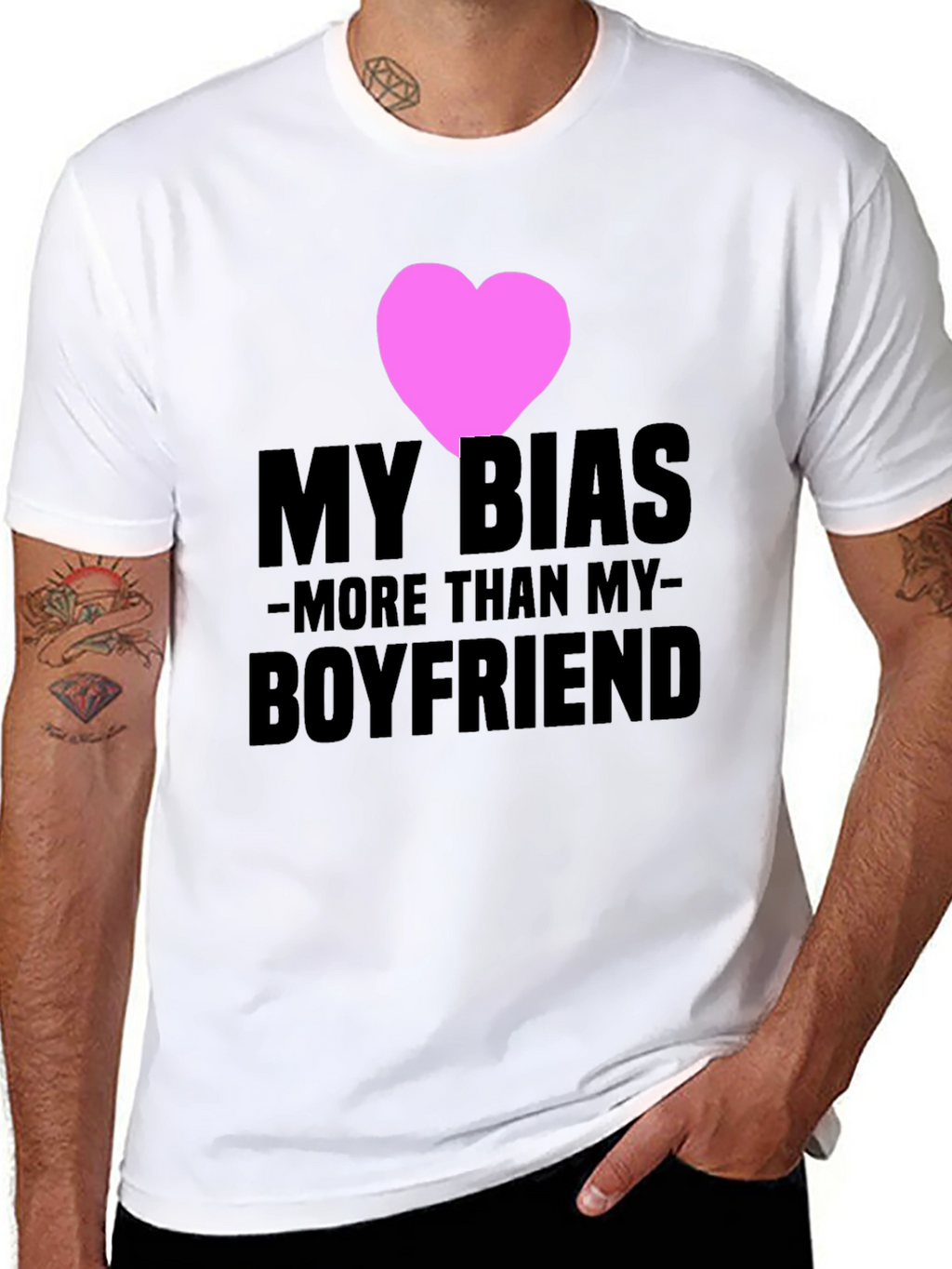 My Bias More Than My Boyfriend T-Shirt