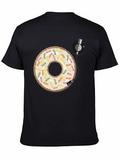 Donut Turntable Graphic Tee - Sweet & Groovy Style