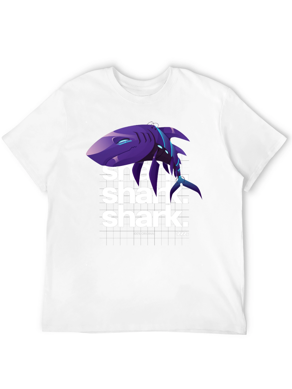 Shark Graphic T-Shirt - 100% Original
