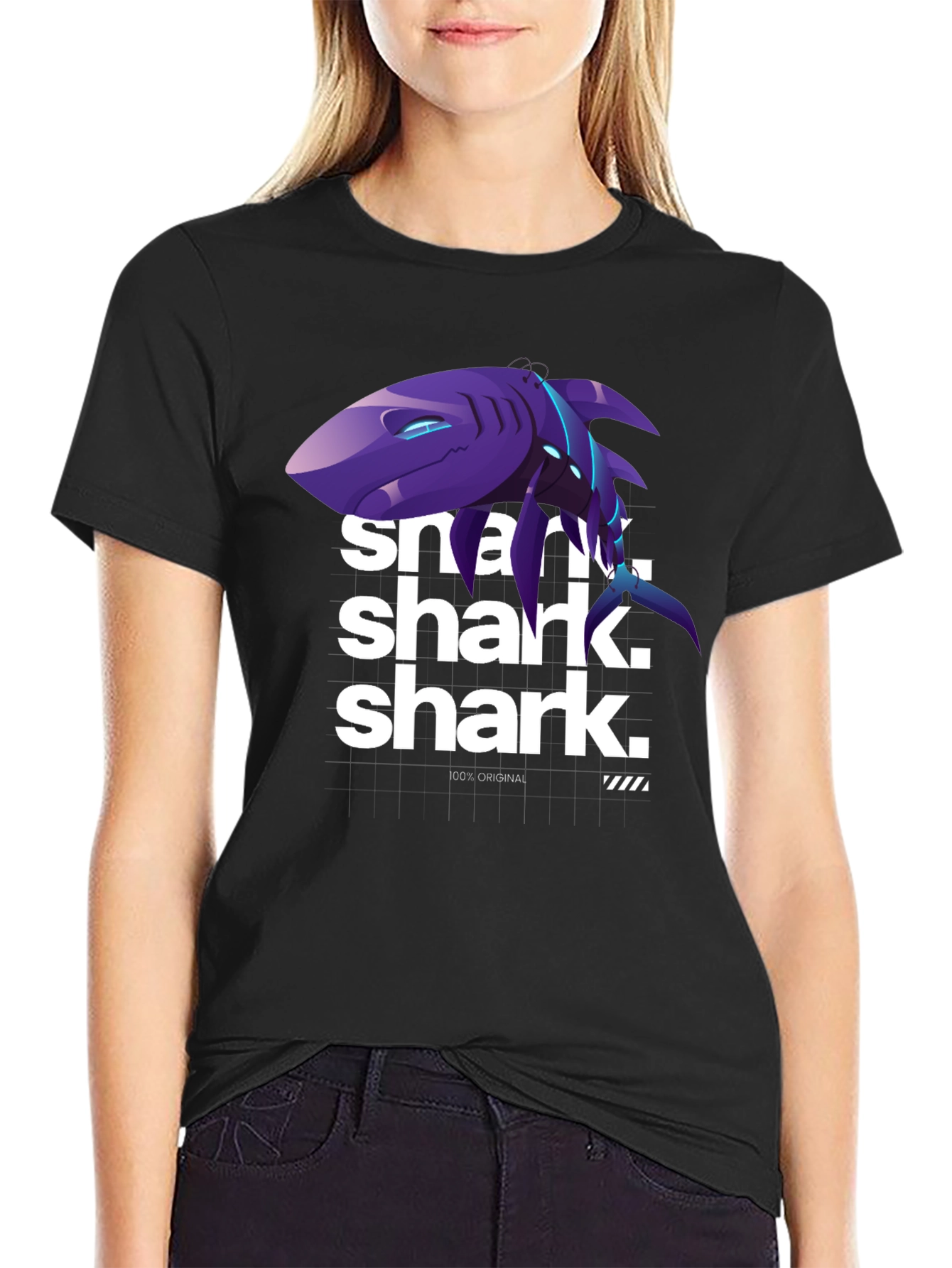 Shark Graphic T-Shirt - 100% Original
