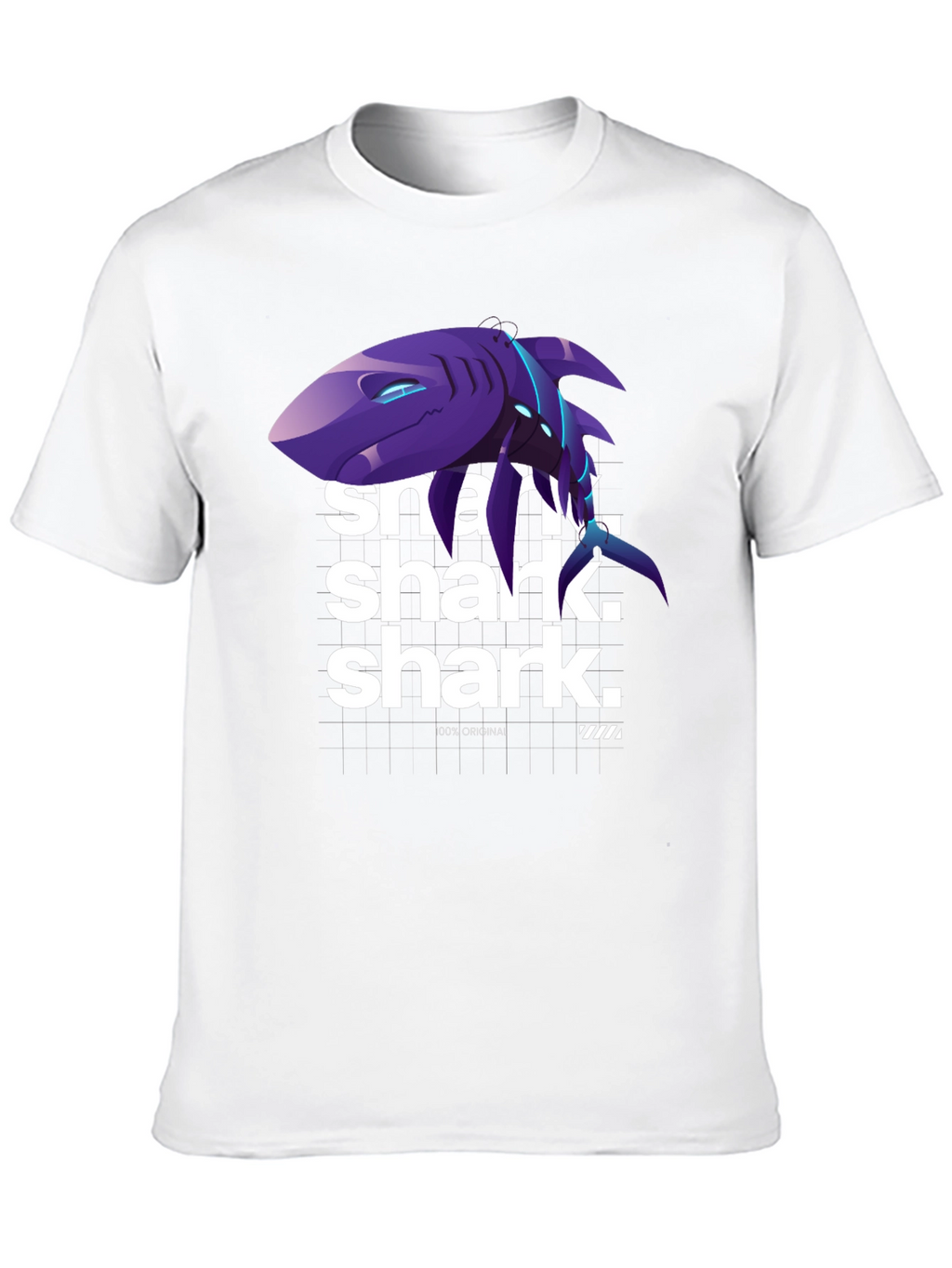 Shark Graphic T-Shirt - 100% Original
