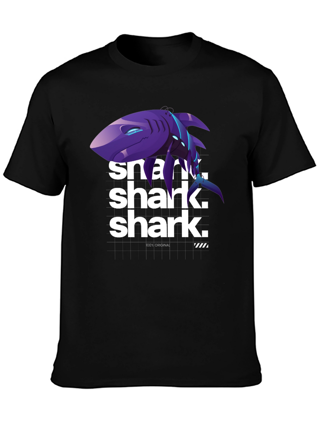 Shark Graphic T-Shirt - 100% Original