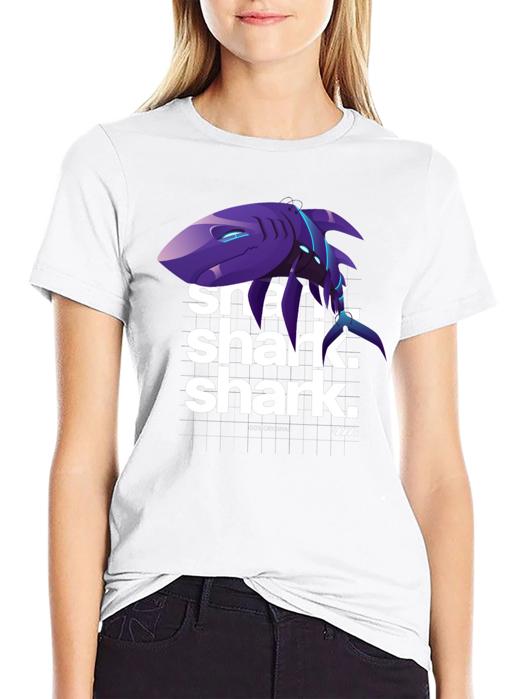Shark Graphic T-Shirt - 100% Original