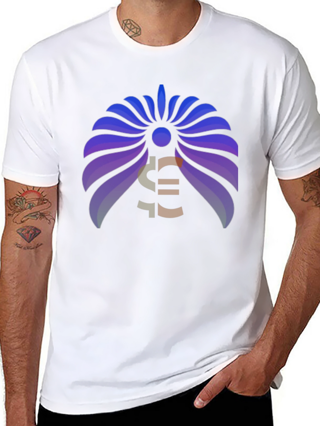 Modern Graphic Tee - Abstract Design