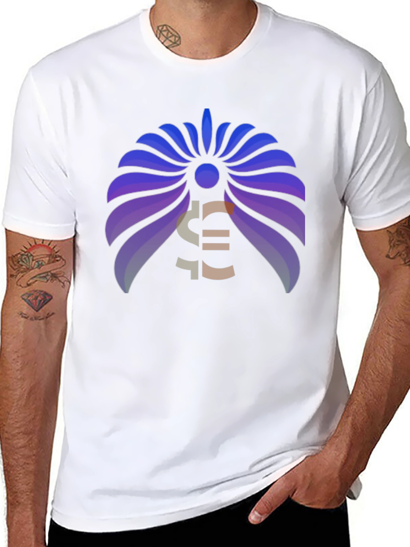 Modern Graphic Tee - Abstract Design