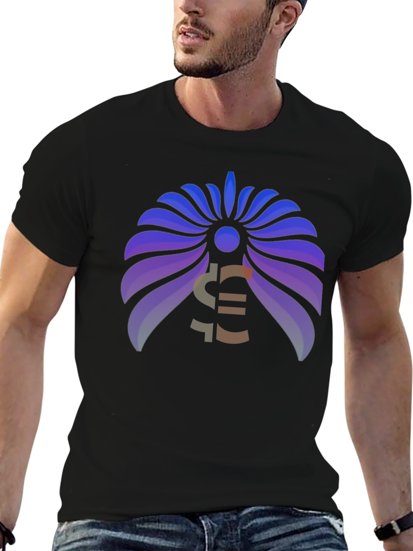 Modern Graphic Tee - Abstract Design