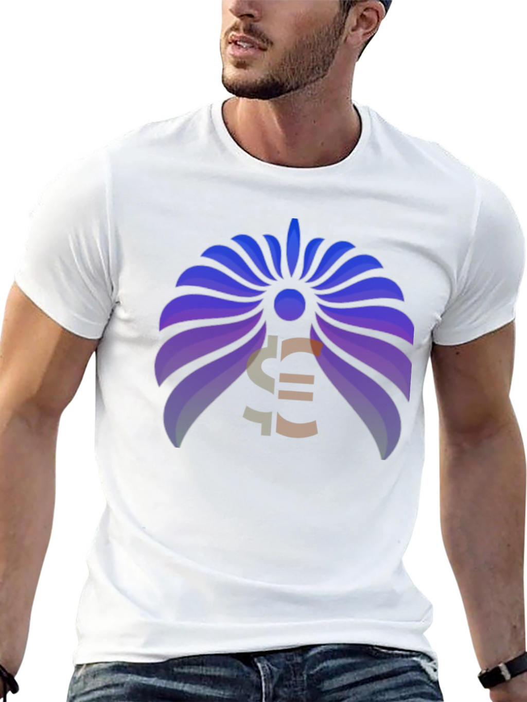 Modern Graphic Tee - Abstract Design