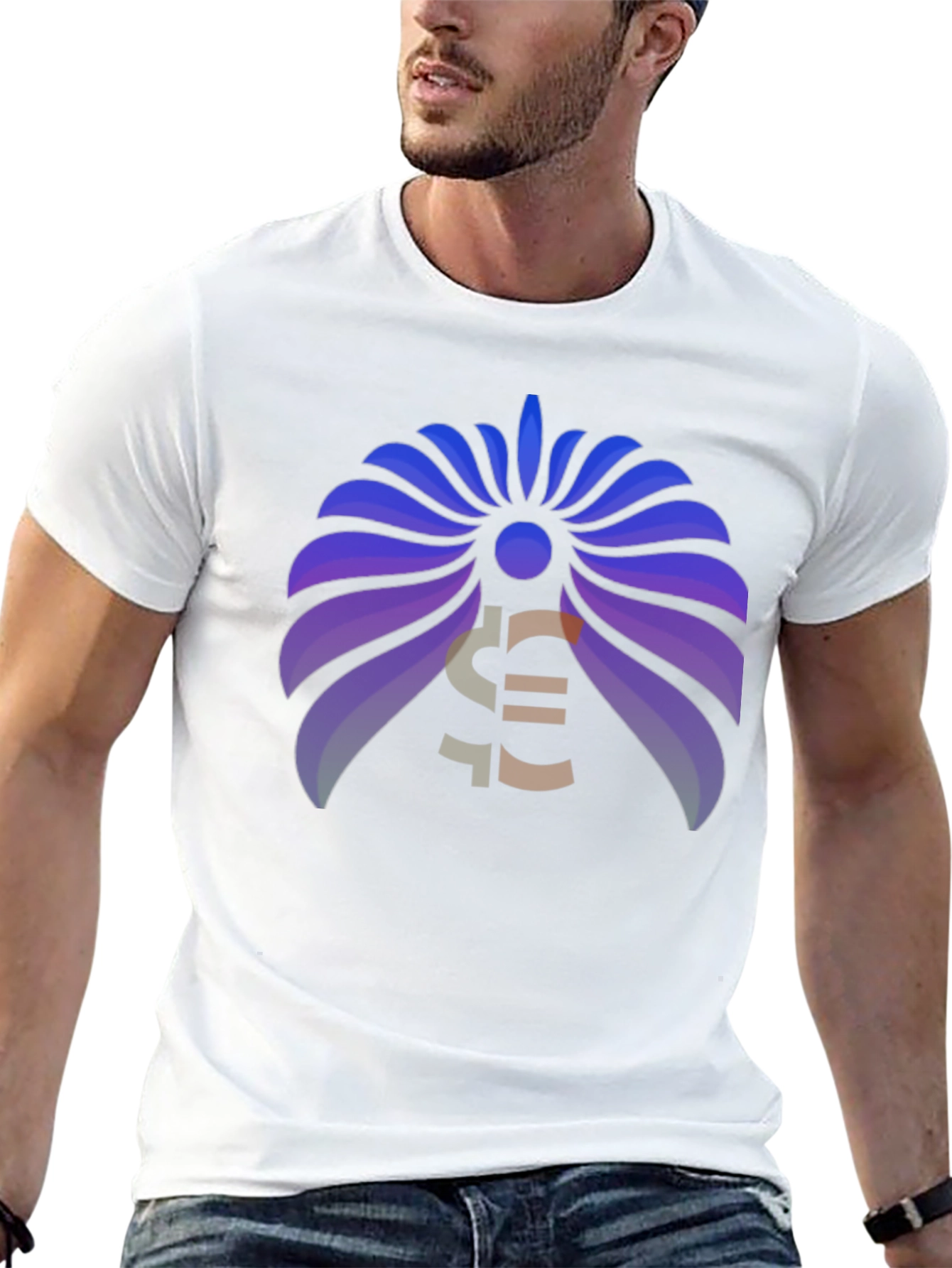 Modern Graphic Tee - Abstract Design