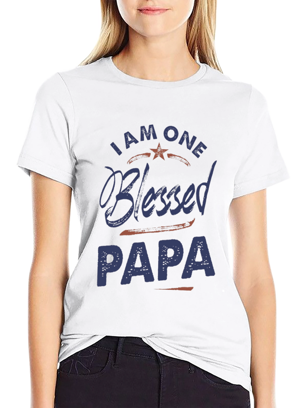 Blessed Papa Graphic T-Shirt