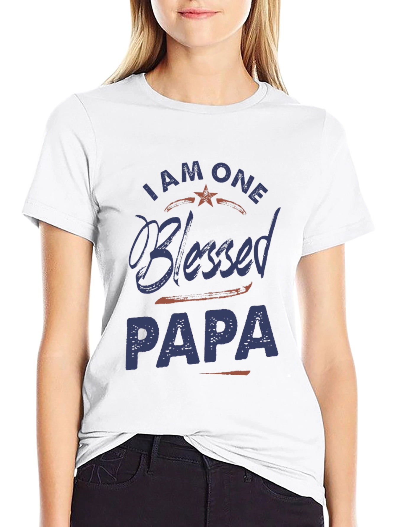 Blessed Papa Graphic T-Shirt