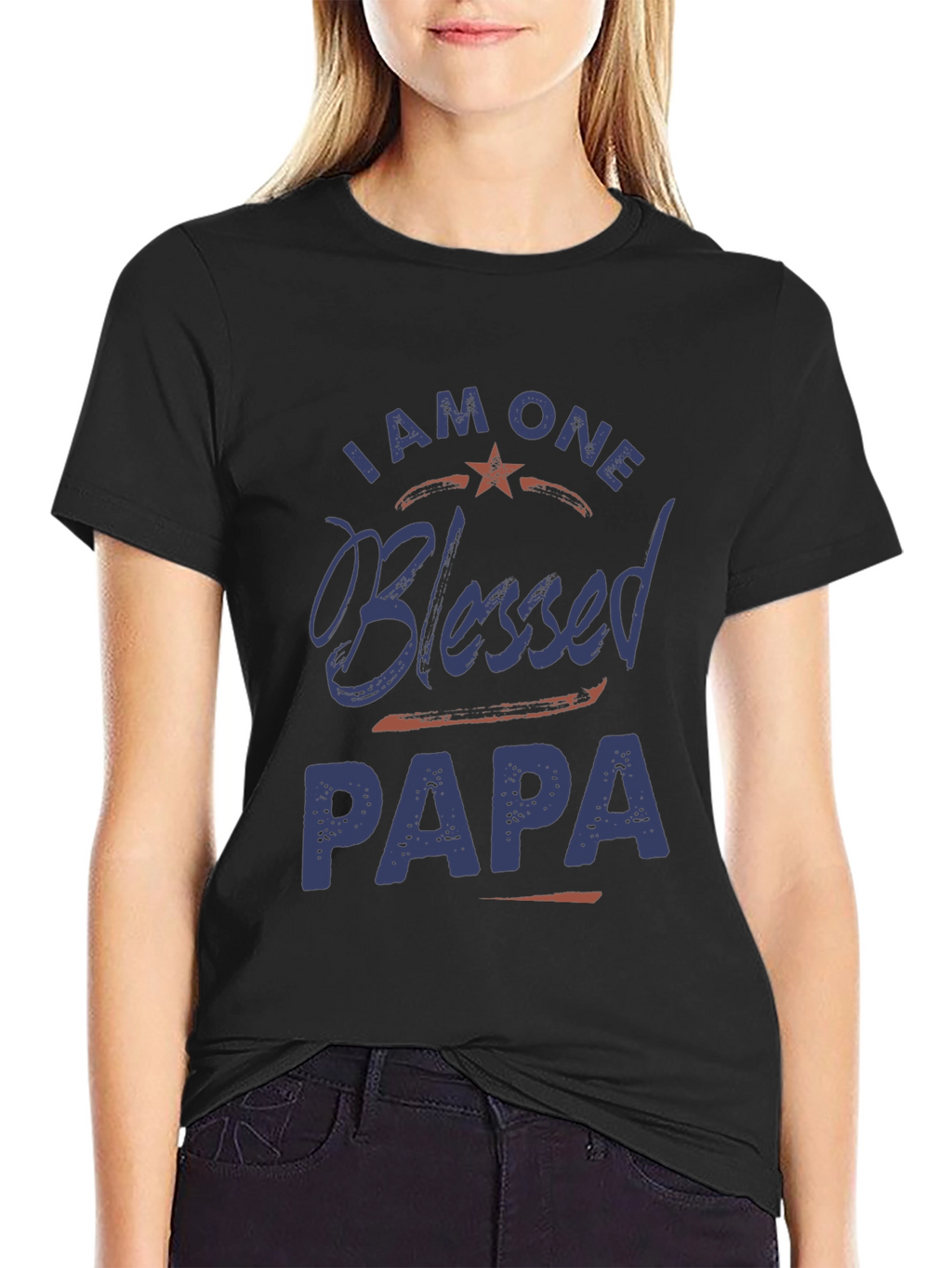 Blessed Papa Graphic T-Shirt