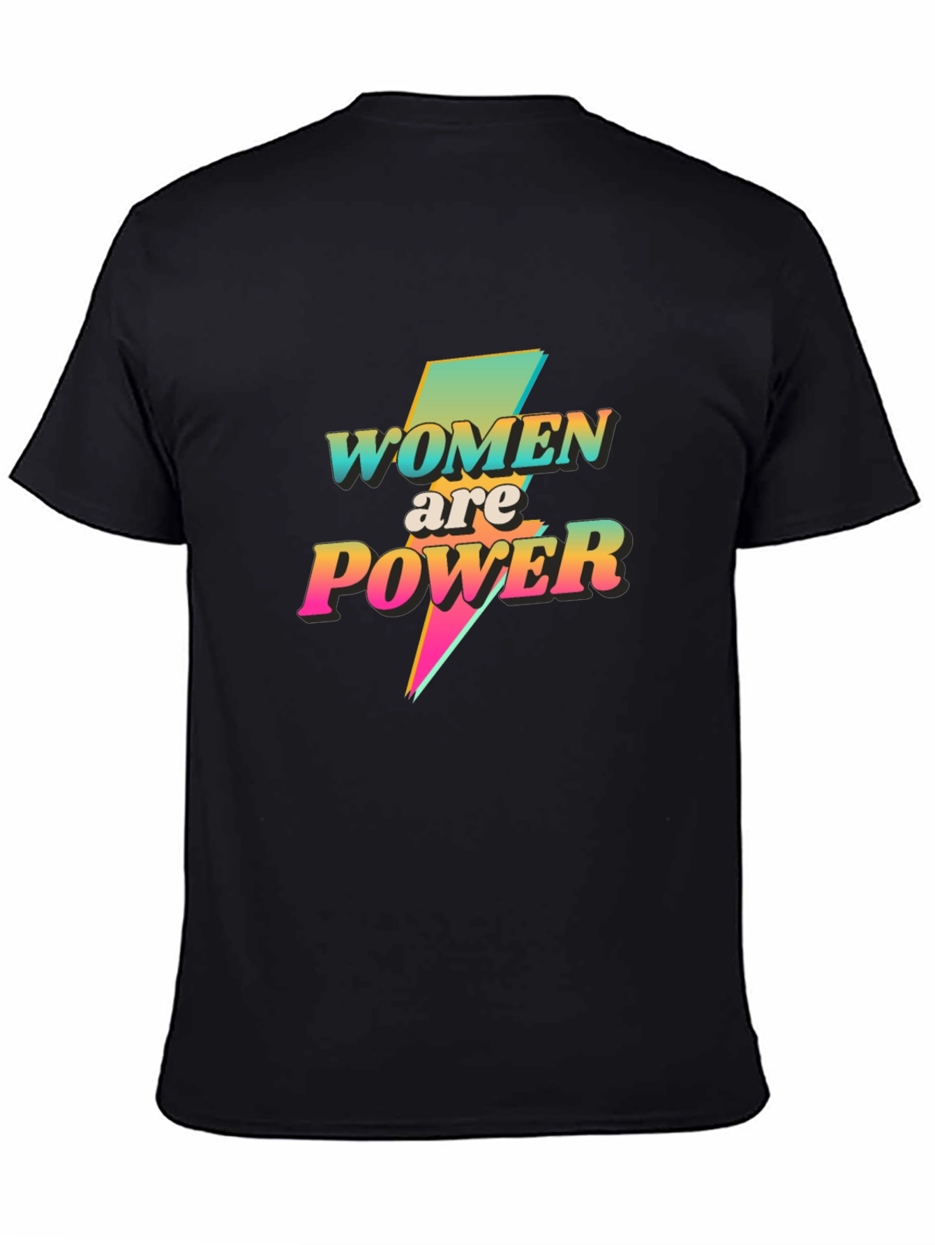 Women are Power Graphic Tee - Black T-Shirt