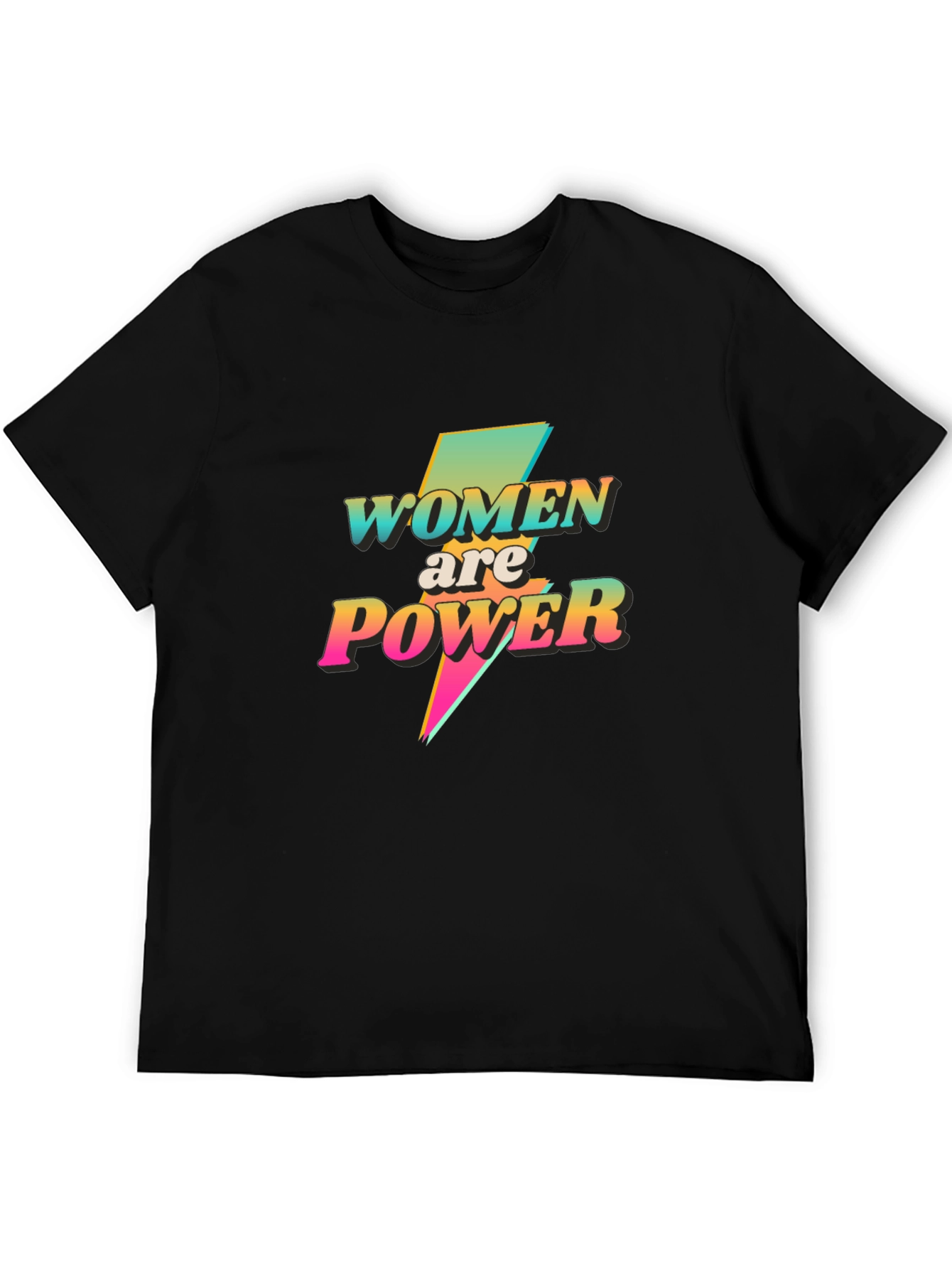 Women are Power Graphic Tee - Black T-Shirt