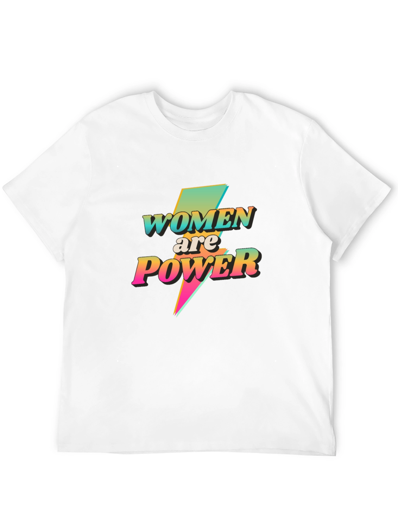 Women are Power Graphic Tee - Black T-Shirt