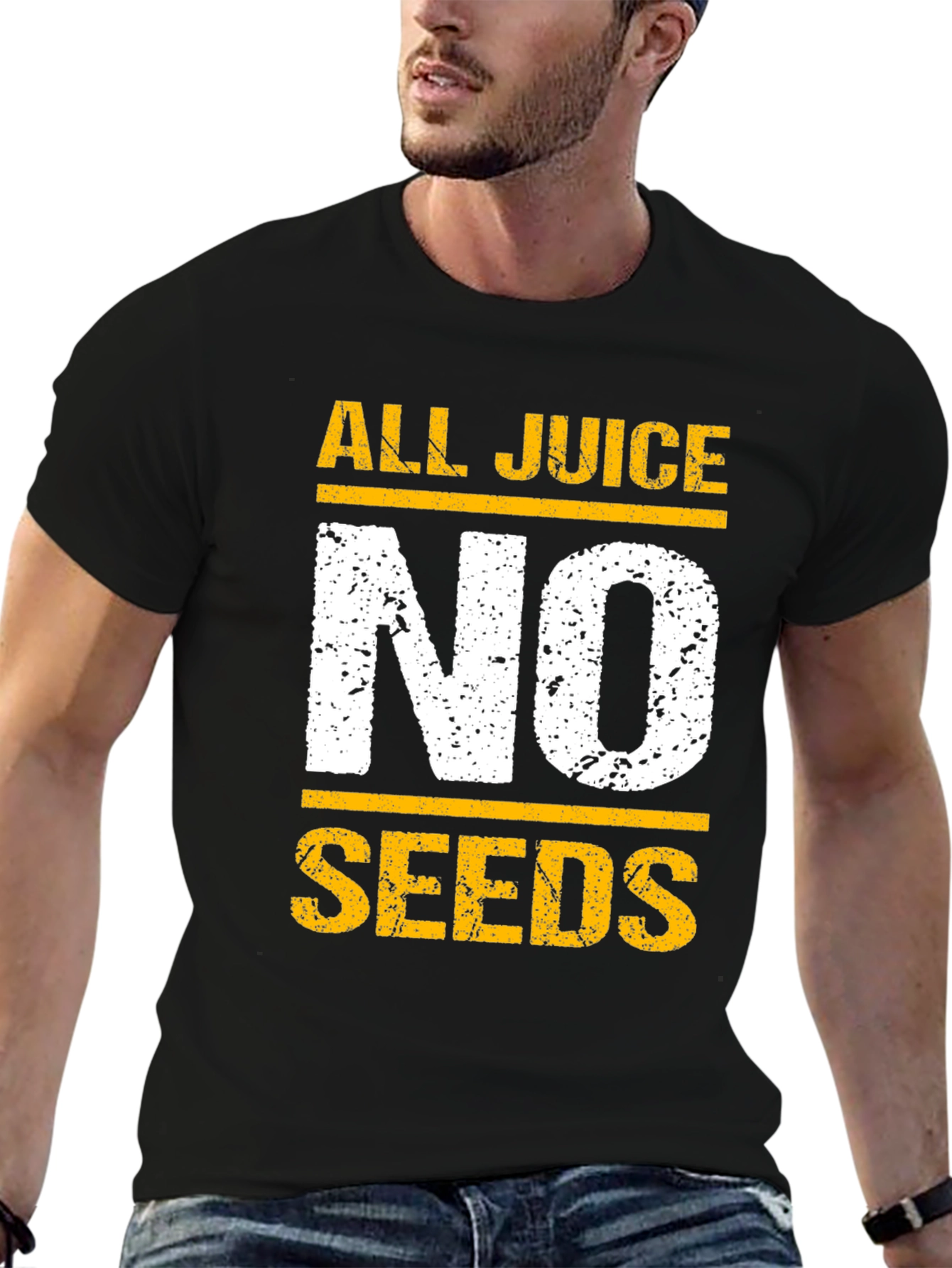 All Juice No Seeds T-Shirt - Funny Graphic Tee