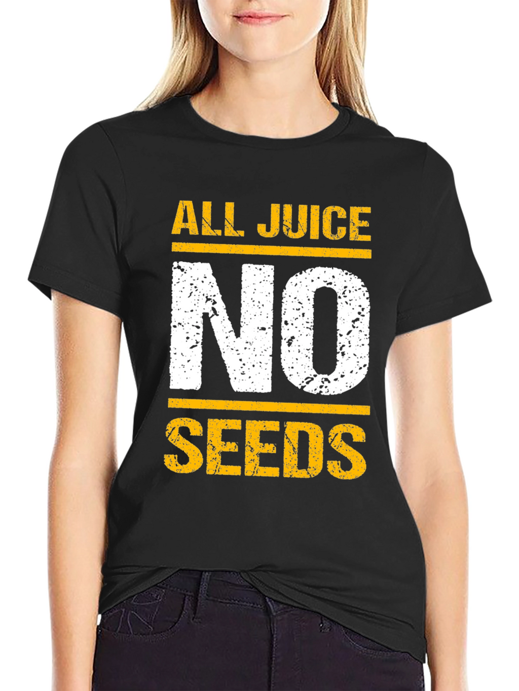 All Juice No Seeds T-Shirt - Funny Graphic Tee