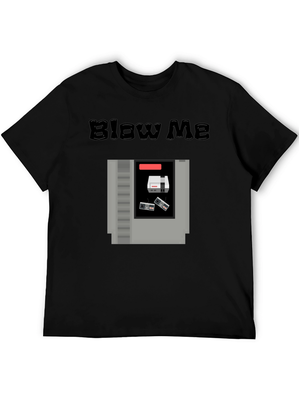 Retro Gaming T-Shirt - Blow Me NES Cartridge Tee