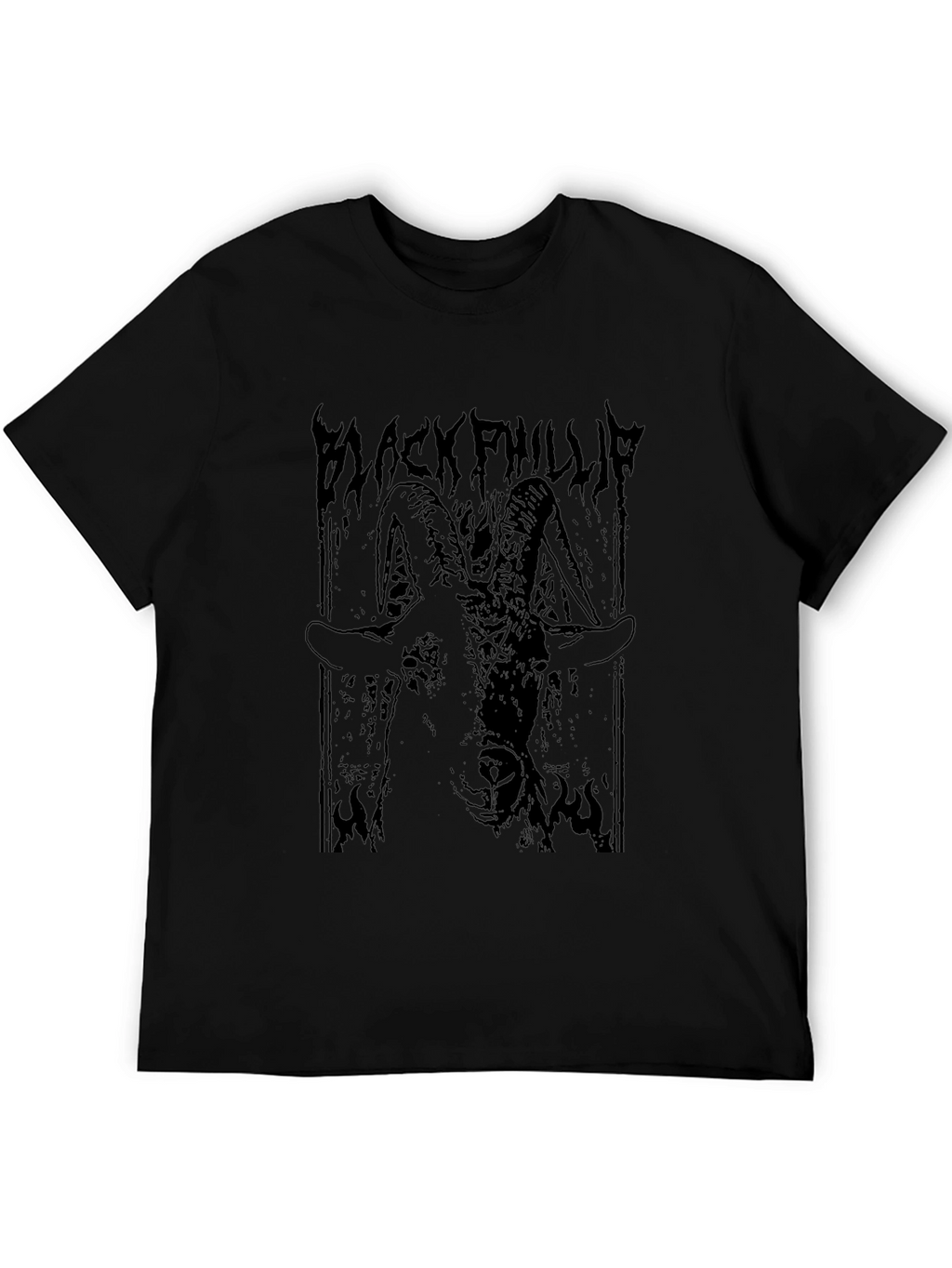 Black Phillip Graphic Tee - Mens Black T-Shirt