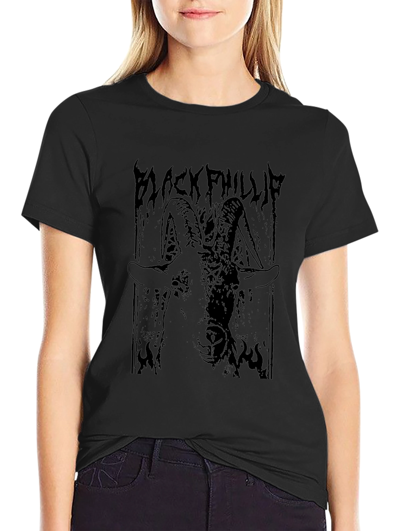 Black Phillip Graphic Tee - Mens Black T-Shirt