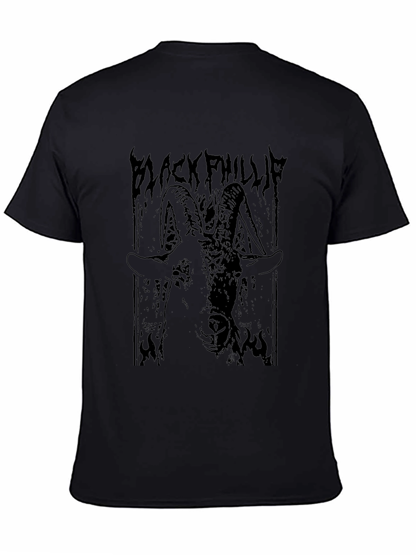 Black Phillip Graphic Tee - Mens Black T-Shirt