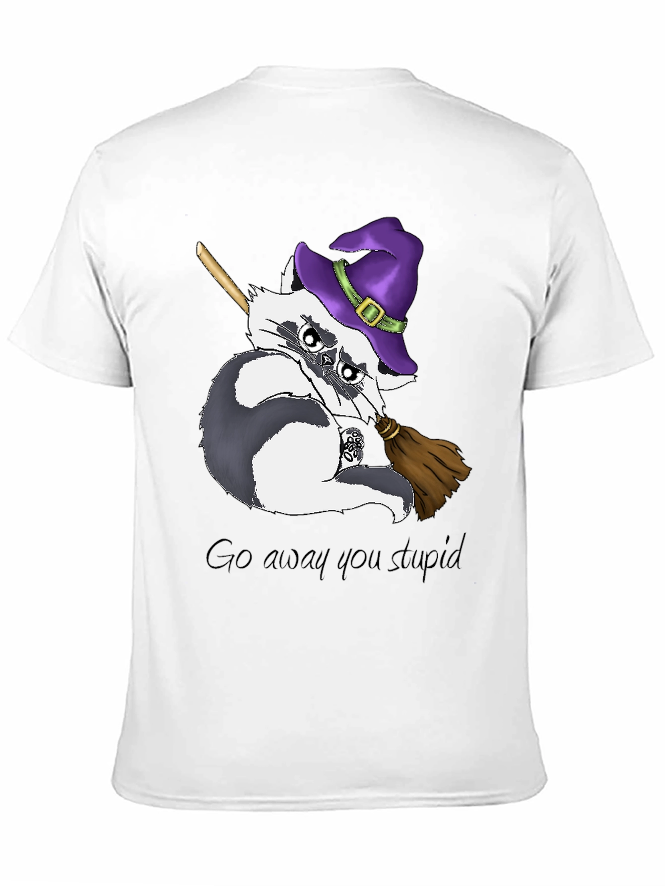 Grumpy Witch Raccoon T-Shirt