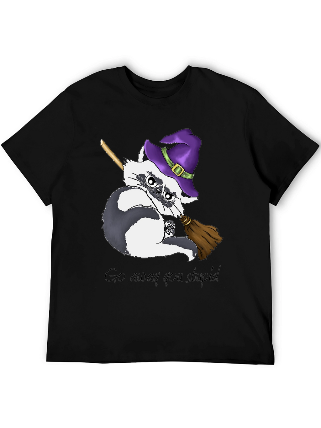 Grumpy Witch Raccoon T-Shirt