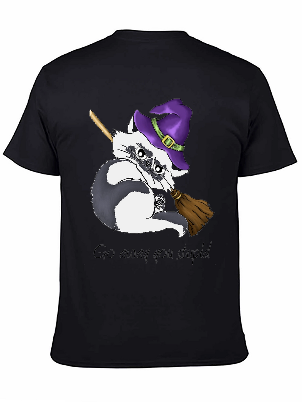 Grumpy Witch Raccoon T-Shirt