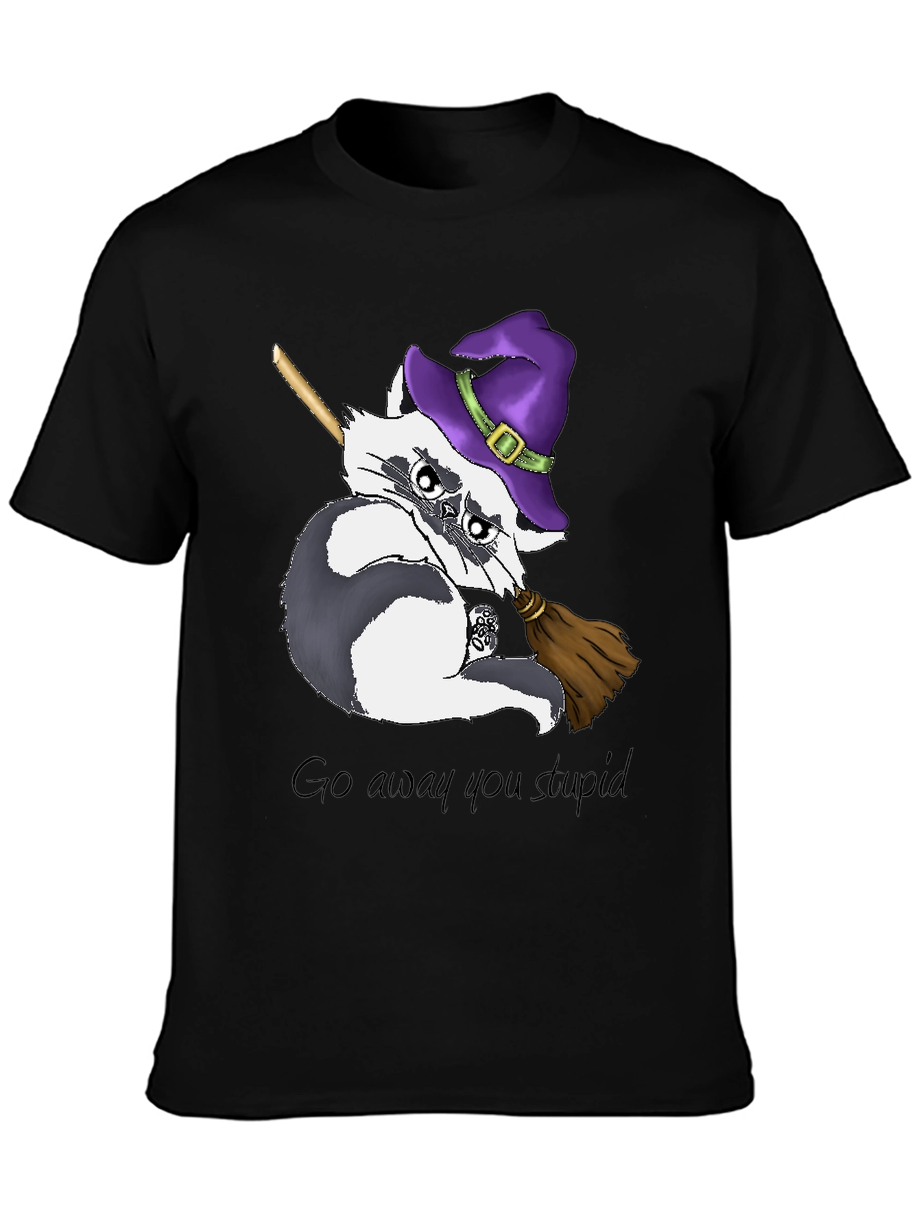 Grumpy Witch Raccoon T-Shirt