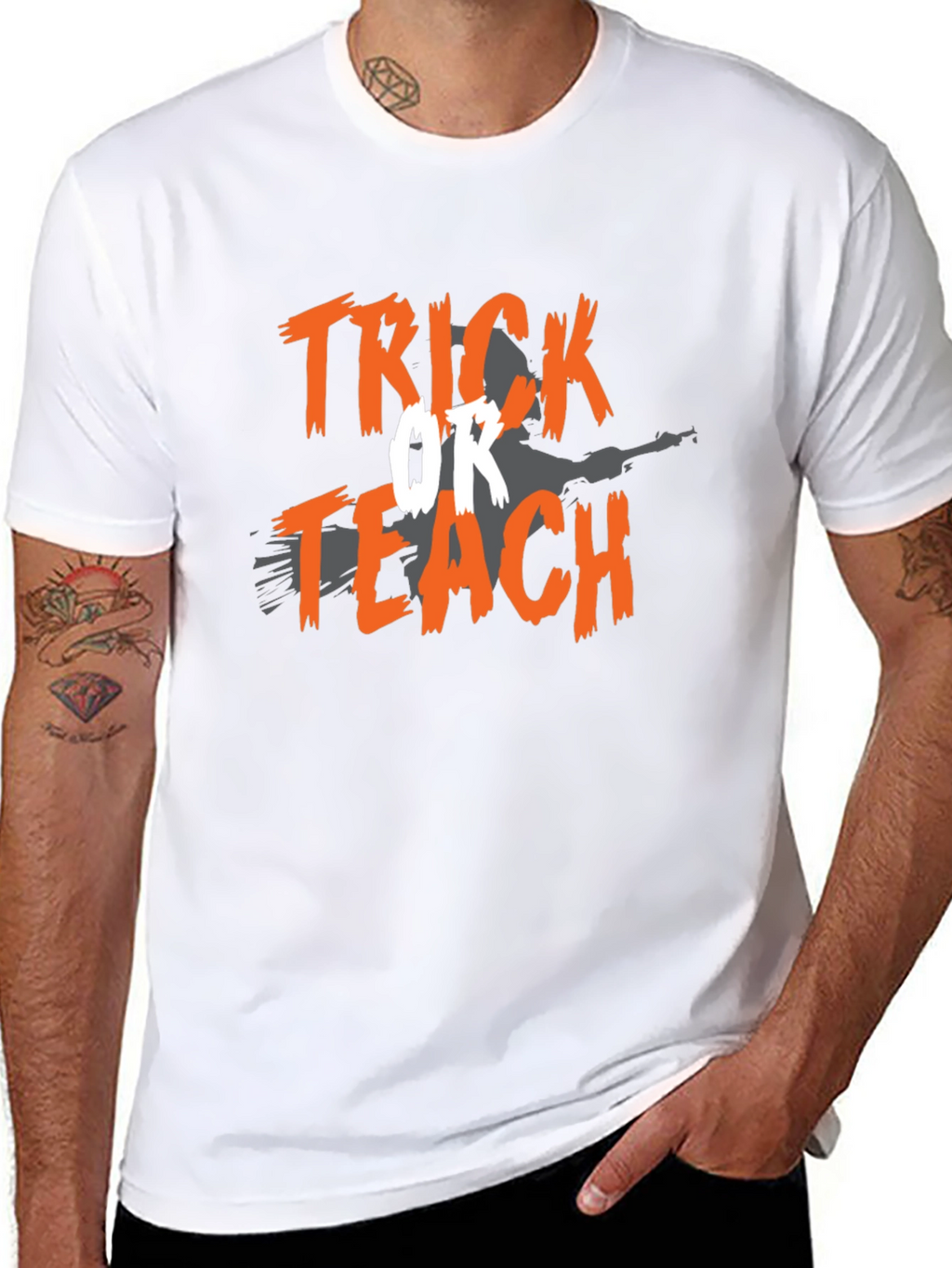 Trick or Teach Halloween T-Shirt