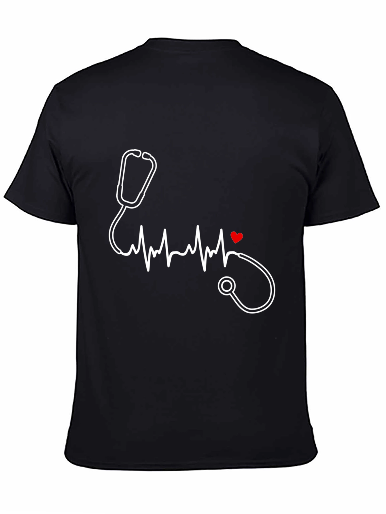 Heartbeat Stethoscope Graphic Tee