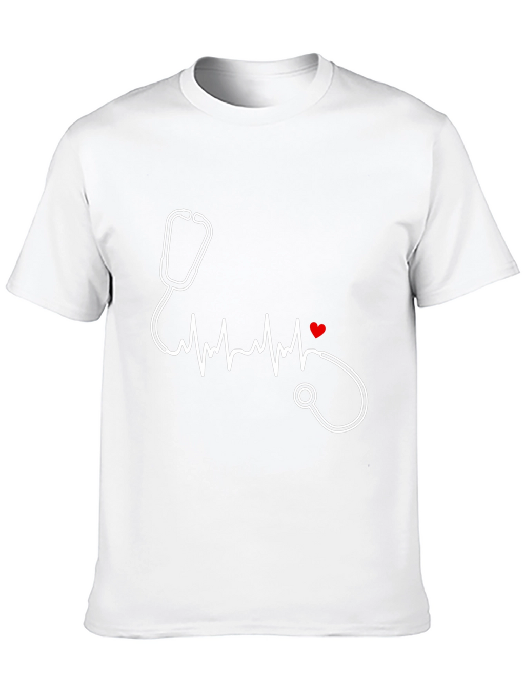Heartbeat Stethoscope Graphic Tee