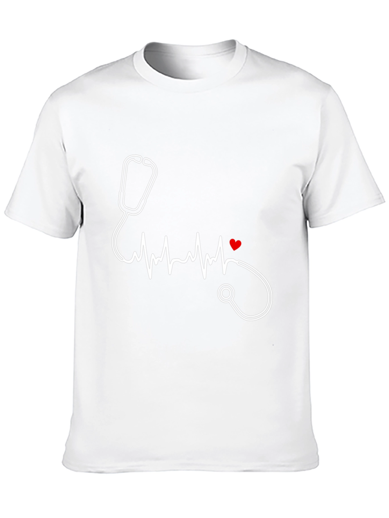 Heartbeat Stethoscope Graphic Tee
