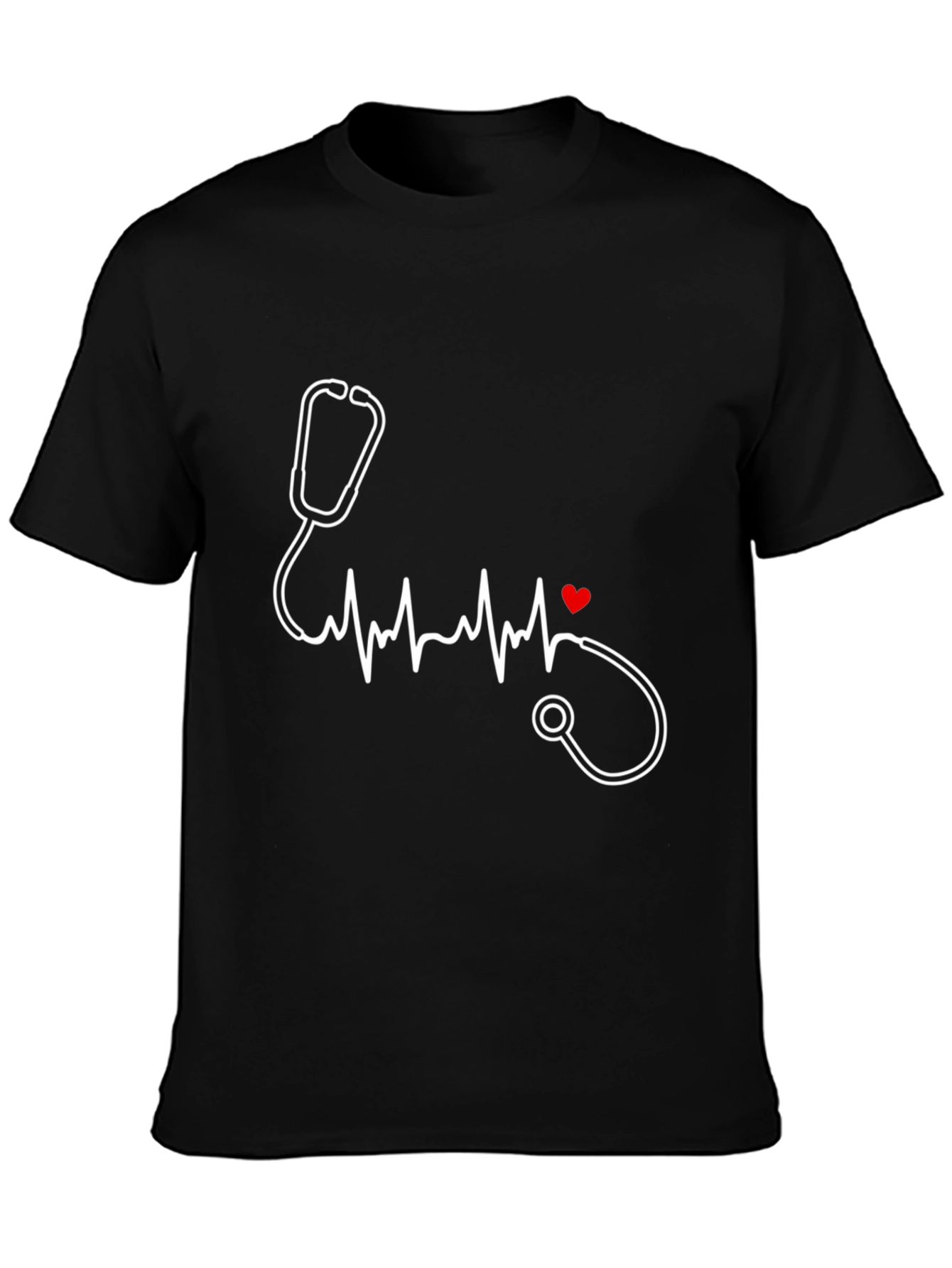 Heartbeat Stethoscope Graphic Tee