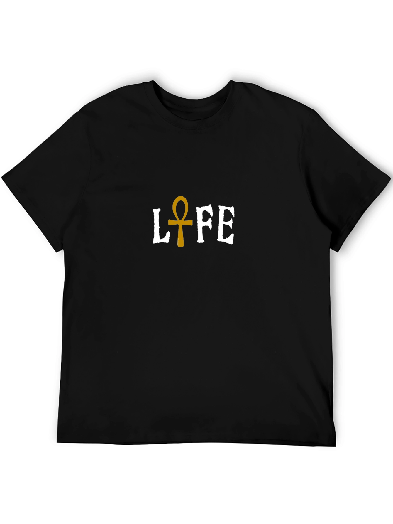 Life Ankh Symbol Graphic T-Shirt