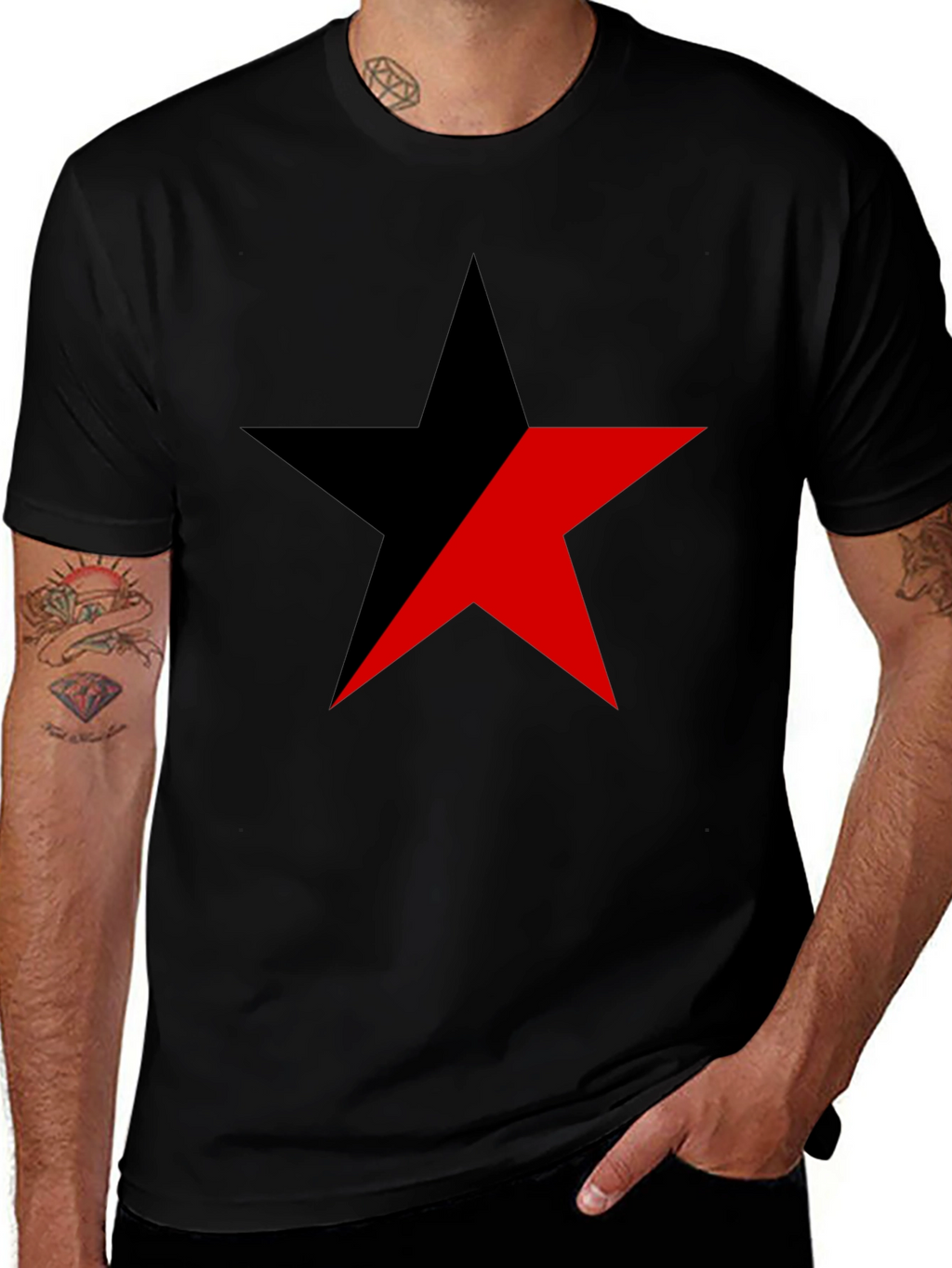 Anarchist Star T-Shirt - Bold Graphic Tee