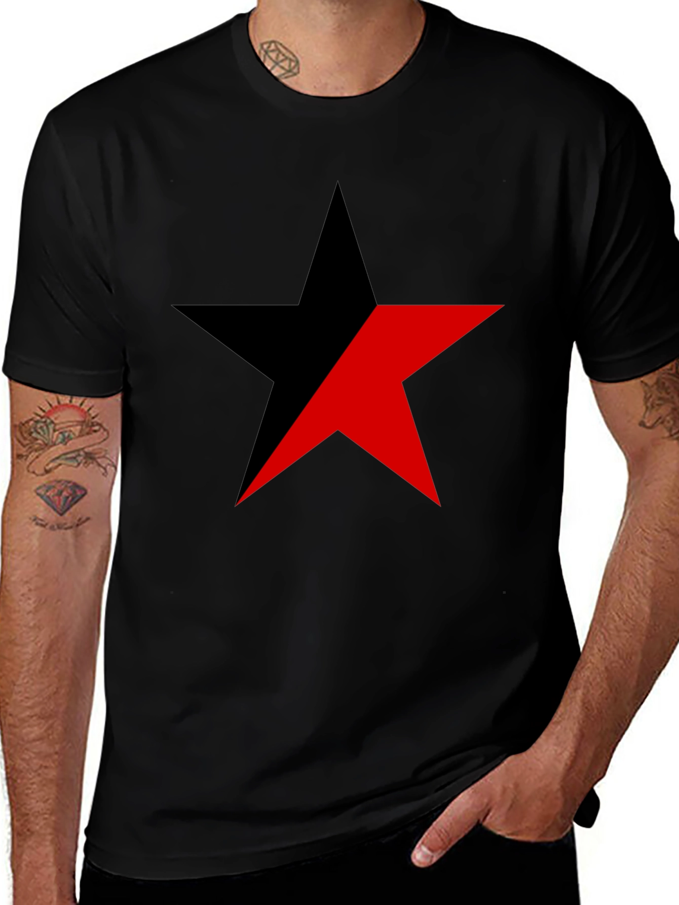 Anarchist Star T-Shirt - Bold Graphic Tee