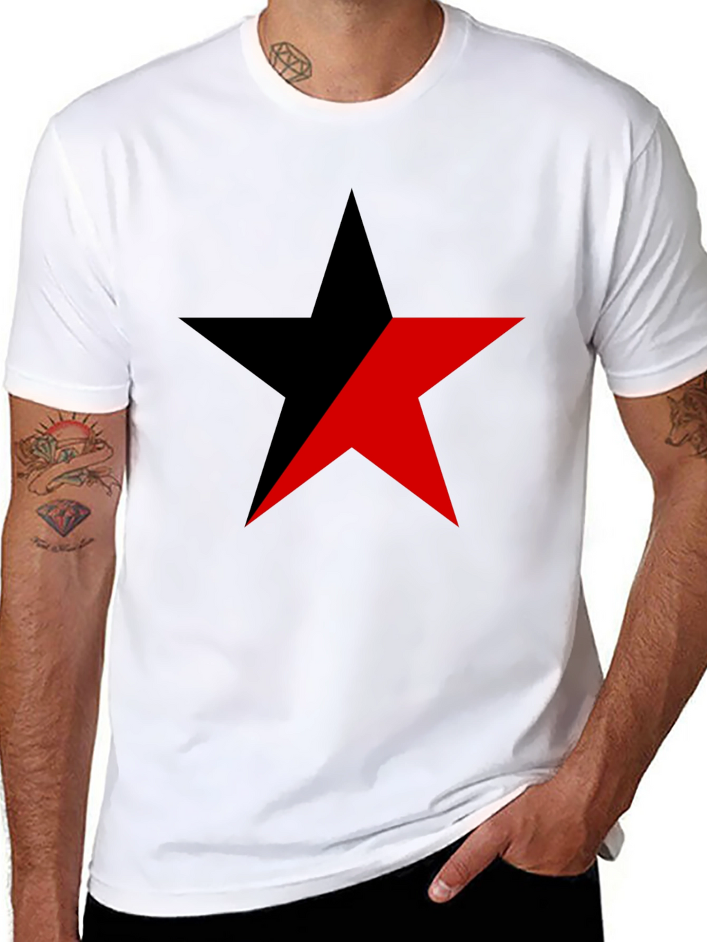 Anarchist Star T-Shirt - Bold Graphic Tee