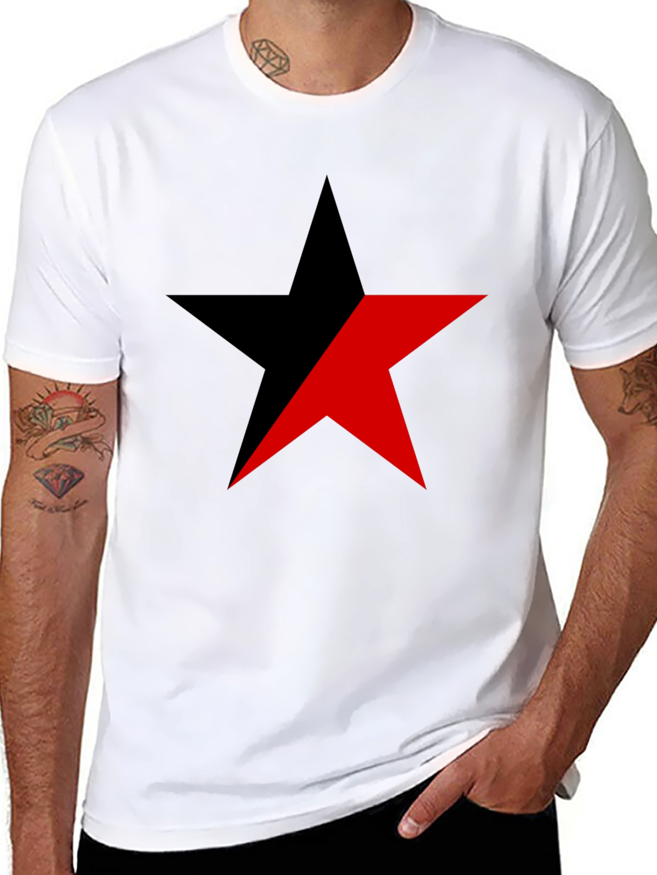 Anarchist Star T-Shirt - Bold Graphic Tee