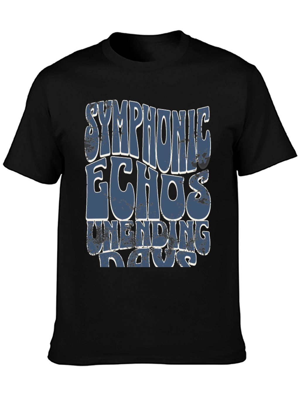 Symphonic Echoes Unending Days Black T-Shirt