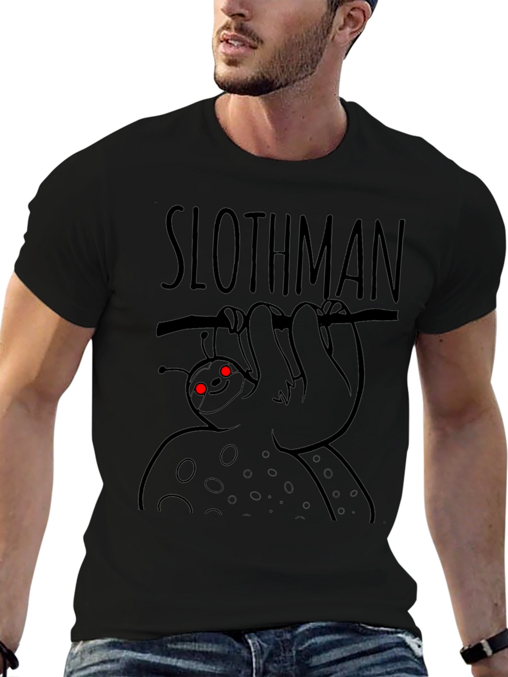 Slothman T-Shirt - Funny Sloth Superhero Tee