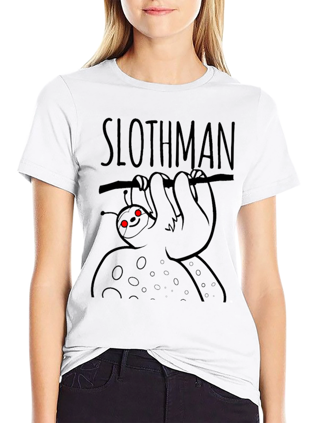 Slothman T-Shirt - Funny Sloth Superhero Tee