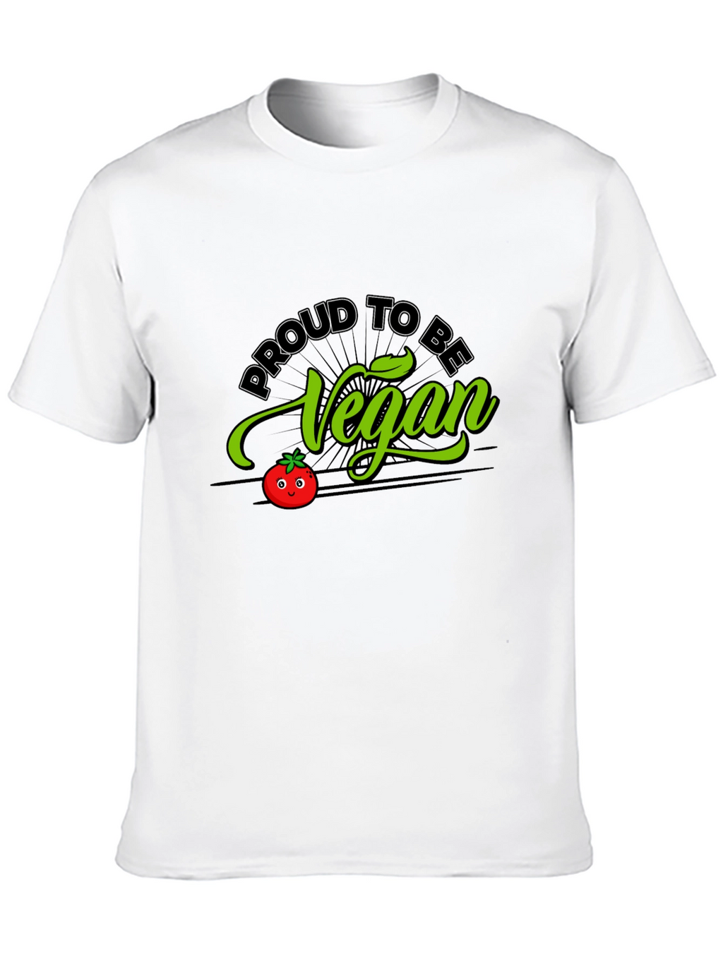 Proud to be Vegan T-Shirt - Black