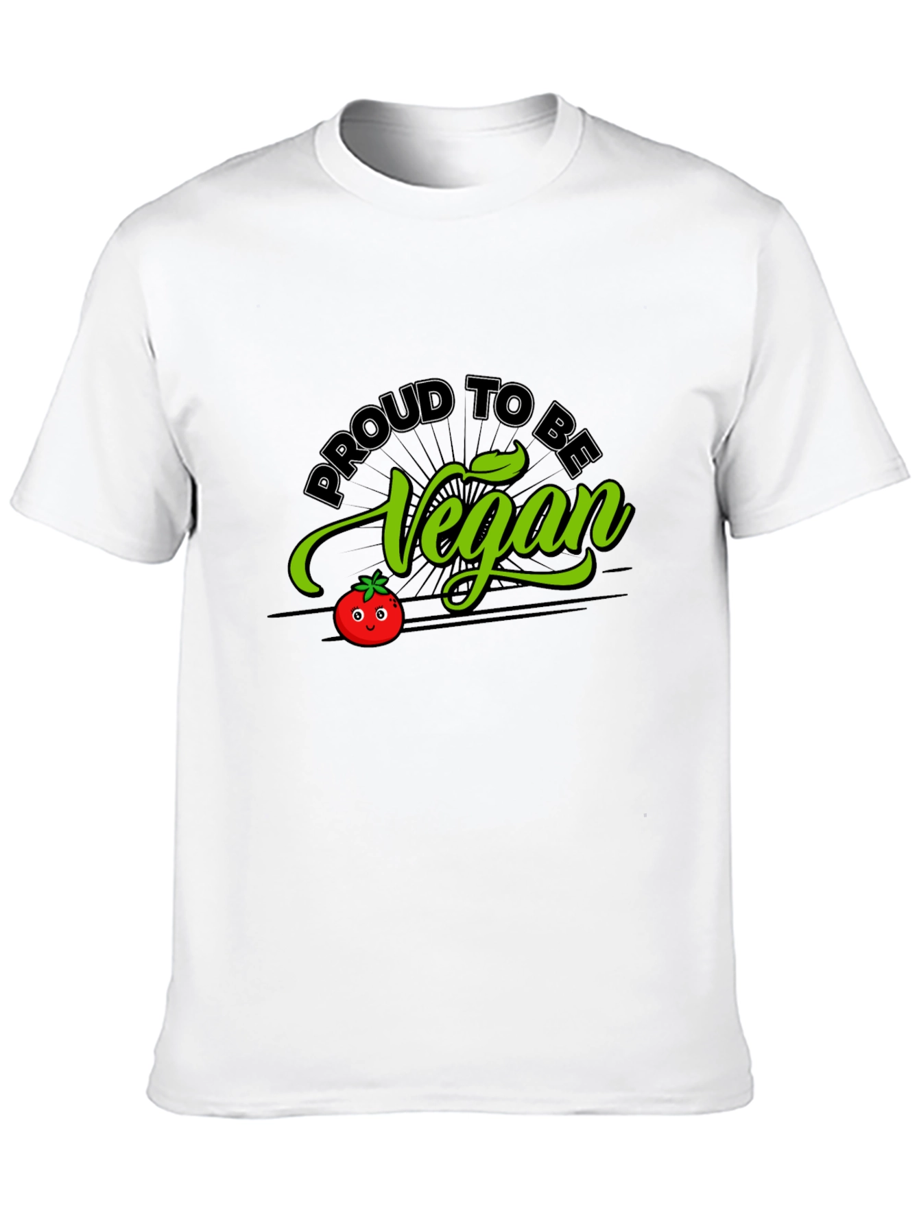 Proud to be Vegan T-Shirt - Black