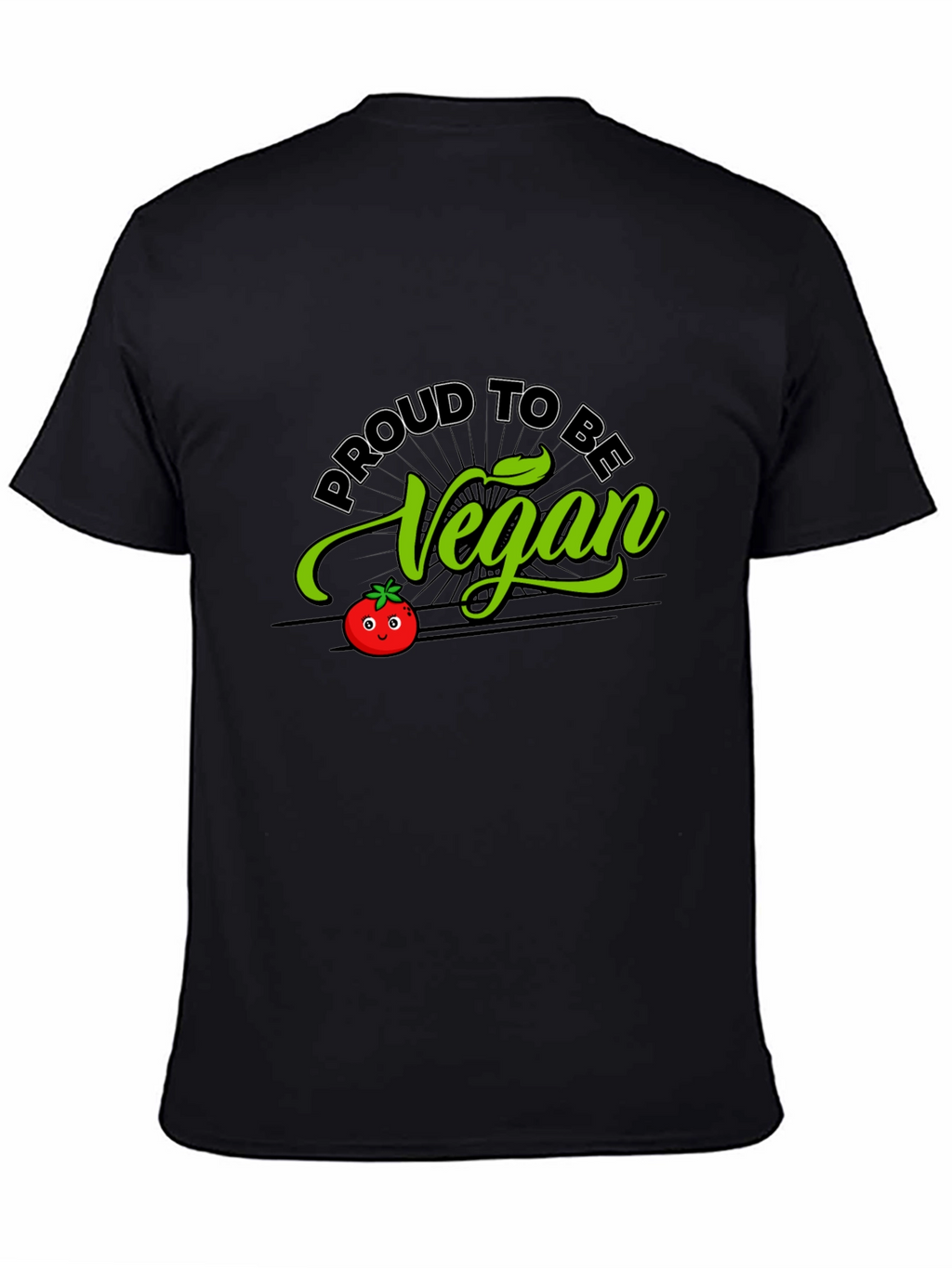 Proud to be Vegan T-Shirt - Black