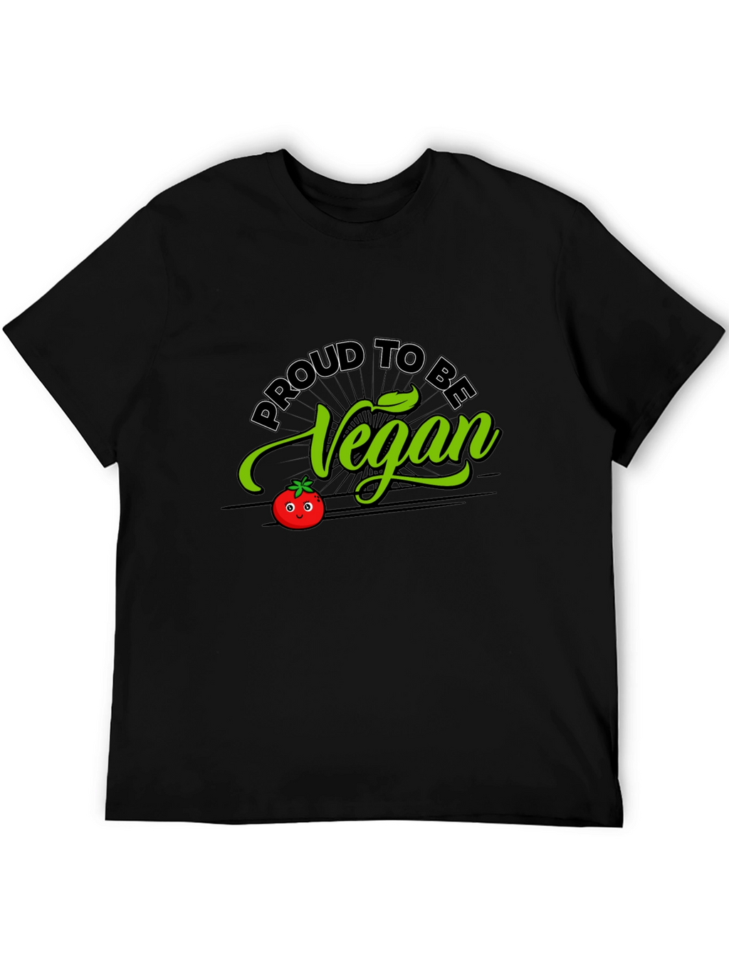 Proud to be Vegan T-Shirt - Black